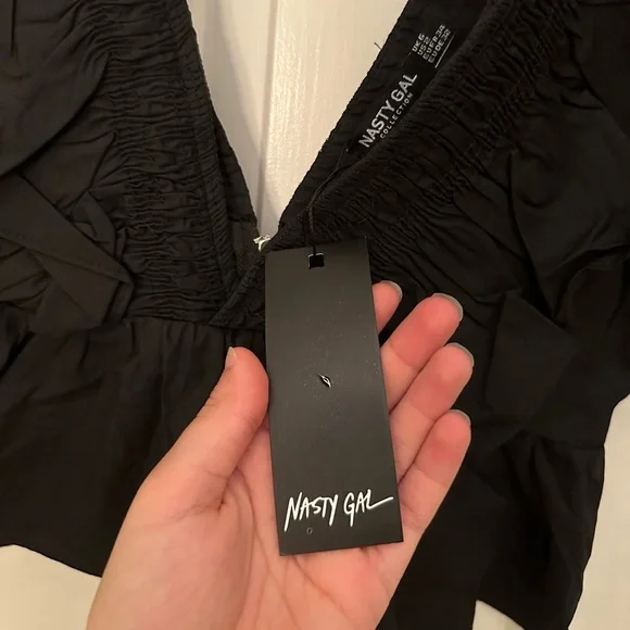 Black NastyGal Top - Picture 4 of 4
